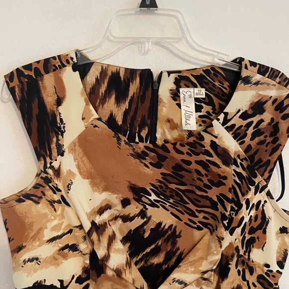 Emma / Michele Leopard Animal Print Dress - Picture 15 of 16
